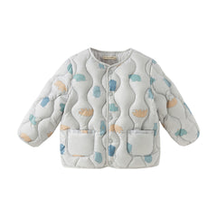 Dave&Bella Toddler Girls/Boys Lightweight Cute Print Warm Outwear Windproof Down Coats