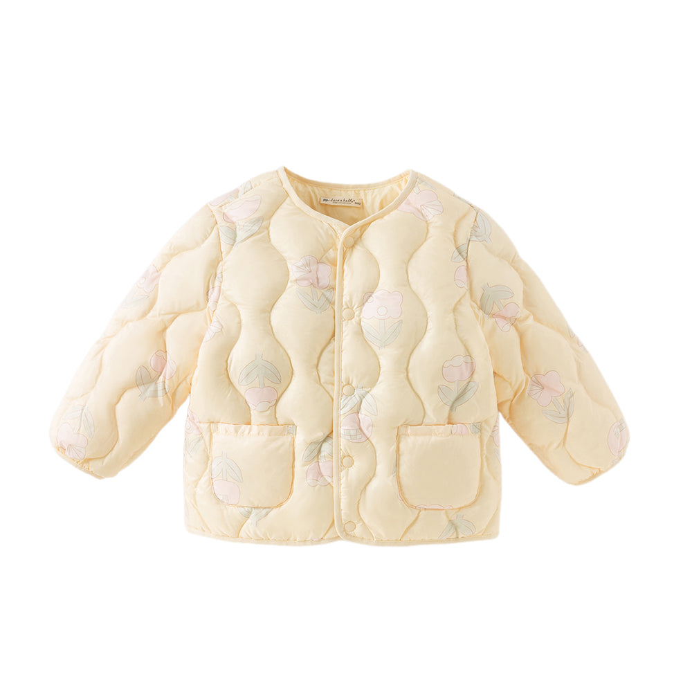 Dave&Bella Toddler Girls/Boys Lightweight Cute Print Warm Outwear Windproof Down Coats