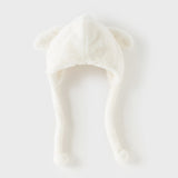 Dave&Bella Toddler Girls/Boys Soft Plush Ear-Warming Playful Panda/Rabbit-Shaped Hats