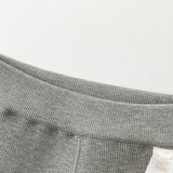 Dave&Bella Toddler Girls Grey/Black Cozy Plush-lined Daily Leggings
