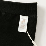 Dave&Bella Toddler Girls Grey/Black Cozy Plush-lined Daily Leggings