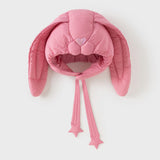 Dave&Bella Toddler Girls Winter Cute Rabbit-ear Outdoor Waterproof Cozy Down Coats