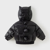 Dave&Bella Toddler Boys Winter Cute Monster-shaped Outwear Hooded Cozy Down Coats