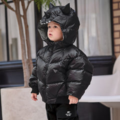 Dave&Bella Toddler Boys Winter Cute Monster-shaped Outwear Hooded Cozy Down Coats