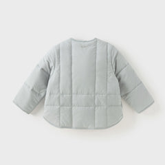 Dave&Bella Toddler GirlsBoys Autumn Warm Simple Versatile Padded Outwear Coats