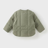 Dave&Bella Toddler Girls/Boys Cozy Multi-color Simple Versatile Padded Quilted Liner Jacket -1