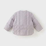 Dave&Bella Toddler Girls/Boys Cozy Multi-color Simple Versatile Padded Quilted Liner Jacket -1