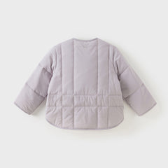 Dave&Bella Toddler GirlsBoys Autumn Warm Simple Versatile Padded Outwear Coats