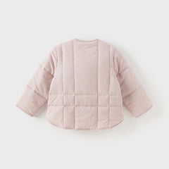 Dave&Bella Toddler GirlsBoys Autumn Warm Simple Versatile Padded Outwear Coats