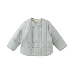 Dave&Bella Toddler GirlsBoys Autumn Warm Simple Versatile Padded Outwear Coats