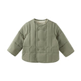 Dave&Bella Toddler Girls/Boys Cozy Multi-color Simple Versatile Padded Quilted Liner Jacket -1