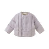 Dave&Bella Toddler Girls/Boys Cozy Multi-color Simple Versatile Padded Quilted Liner Jacket -1