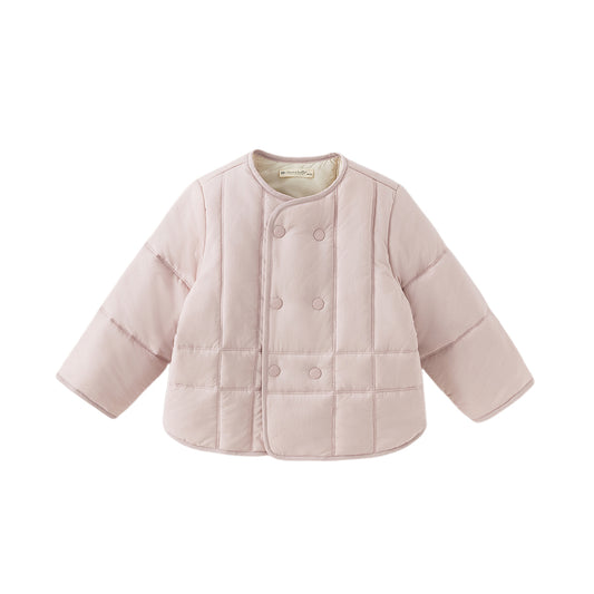 Dave&Bella Toddler GirlsBoys Autumn Warm Simple Versatile Padded Outwear Coats
