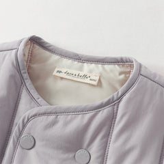 Dave&Bella Toddler GirlsBoys Autumn Warm Simple Versatile Padded Outwear Coats