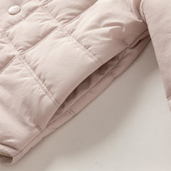 Dave&Bella Toddler GirlsBoys Autumn Warm Simple Versatile Padded Outwear Coats
