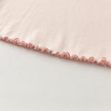 Dave&Bella Toddler Girls Beige/Pink Breathable Cotton Lace-turtle Soft T-shirt Tops