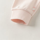 Dave&Bella Toddler Girls Pink/Purple Sweet Cute Print Soft Cozy Skin-Friendly Pajamas
