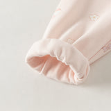 Dave&Bella Toddler Girls Pink/Purple Sweet Cute Print Soft Cozy Skin-Friendly Pajamas