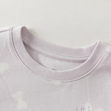 Dave&Bella Toddler Girls Pink/Purple Sweet Cute Print Soft Cozy Skin-Friendly Pajamas