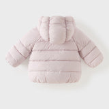 Dave&Bella Toddler Girls Purple Hooded Lightweight Warm Puffer Down Jackets