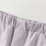 Dave&Bella Toddler Girls/Boys Black/Purple Fleece-Line Warm Cozy Jogger Pants