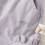 Dave&Bella Toddler Girls/Boys Black/Purple Fleece-Line Warm Cozy Jogger Pants