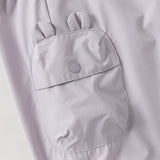Dave&Bella Toddler Girls/Boys Black/Purple Fleece-Line Warm Cozy Jogger Pants