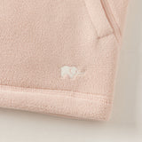 Dave&Bella Toddler Girls Pink/Khaki Hooded Micro Fleece Soft Cozy Lightweight Jackets
