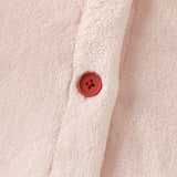 Dave&Bella Toddler Girls Pink Sweet Cute Bow Tie Hooded Comfortable Pajamas