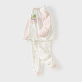 Dave&Bella Toddler Girls/Boys Pink/Brown Cute Sweet Print Cozy Soft Pajamas