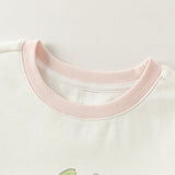 Dave&Bella Toddler Girls/Boys Pink/Brown Cute Sweet Print Cozy Soft Pajamas