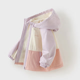 Dave&Bella Kid Girls/Boys Multiple Colors Hooded Fleece-Line Windproof Jackets