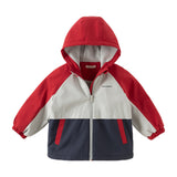 Dave&Bella Kid Girls/Boys Multiple Colors Hooded Fleece-Line Windproof Jackets