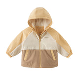 Dave&Bella Kid Girls/Boys Multiple Colors Hooded Fleece-Line Windproof Jackets