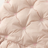 Dave&Bella Toddler Girls Yellow/Pink Sweet A-line Style Warm Down Puffer Outwear Vests