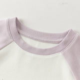 Dave&Bella Toddler Girls Pink/Purple Cute Sweet Print Soft Cozy Pajamas