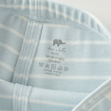 Dave&Bella Toddler Boys Light Blue/Navy Striped Airport Print Comfortable Pajamas