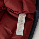 Dave&Bella Toddler Boys Navy/Yellow Padded Soft Warm Turndown Collar Down Jackets