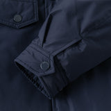 Dave&Bella Toddler Boys Navy/Yellow Padded Soft Warm Turndown Collar Down Jackets