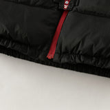 Dave&Bela Toddler Boys Balck Turtle Warm Comfortable Puffer Down Vests