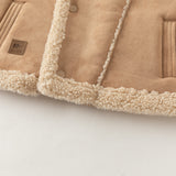 Dave&Bella Toddler Boys Camel Turndown Collar Warm Windproof Jackets
