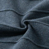 Dave&Bella Toddler Boys Blue/Beige Turtle Soft Cozy Cotton Simple Versatile Sweaters