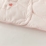 Dave&Bela Toddler Girls Pink Sweet Cute Print Lightweight Warm Comfortable Padded Vests