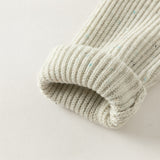 Dave&Bella Toddler Girls/Boys Beige Hooded Classic Versatile Cozy Soft Sweaters