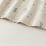 Dave&Bella Toddler Boys Beige/Blue Cute Dinosaur Print Comfortable Pajamas