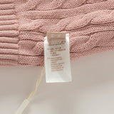 Dave&Bella Toddler Girls/Boys Pink/Blue Jacquard Fleece-Line Soft Cotton Cozy Sweaters
