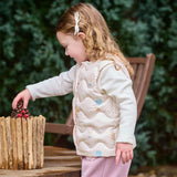 Dave&Bella Toddler Girls Pink/Beige Outwear Lightweight Warmth Down Puffer Vests