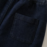 Dave&Bella Toddler Girls Drak Denim Blue Sweet Print Straight Leg Soft Cozy Jeans
