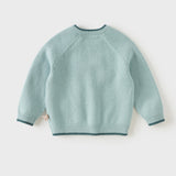 Dave&Bella Toddler Girls/Boys Pink/Blue Cute Sweet Print Cozy Comfortable Wool Sweaters