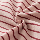 Dave&Bella Toddler Girls/Boys Red/Gray Striped Turtle Soft Brushed Jersey T-shirts